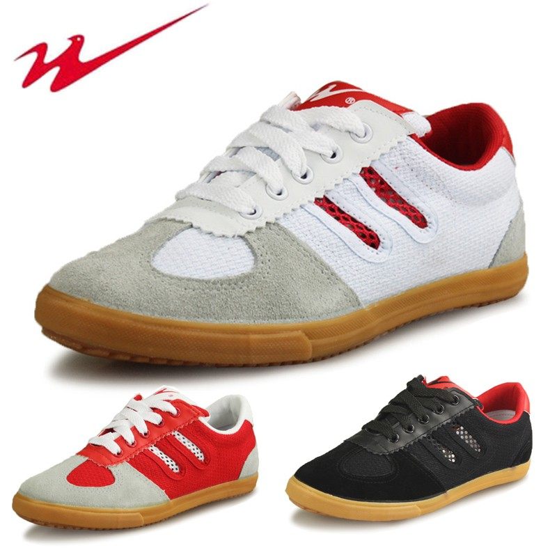 Qingdao Double Star Upscale Volleyball Shoes Men and women Bull Gluten Bottom Breathable Wear and abrasion-resistant ping-up training shoes sneakers running shoes-Taobao