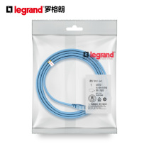 legrand legrand six class unshielded 2m jumper 632752 Cat light blue RJ45 finished net cable 2m