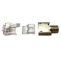 Spot CommScope Six Shielded Crystal Head 6-2111979-3 Original Ampu 3-piece Modular Plug Kit 89