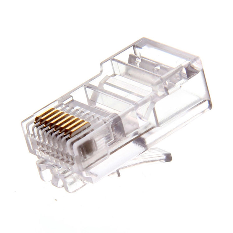 CommScope super five types of unshielded crystal head 8-554720-3 AMP AMP fast monitoring RJ45 transparent connector