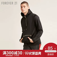 Forever21 mùa xuân và mùa hè 2018 người đàn ông mới của rắn màu casual loose trùm đầu áo len áo đôi hoodie