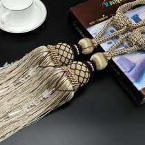 New high-end European curtain hanging ball tie ball tassel hanging ball tie rope accessories decorative curtain buckle