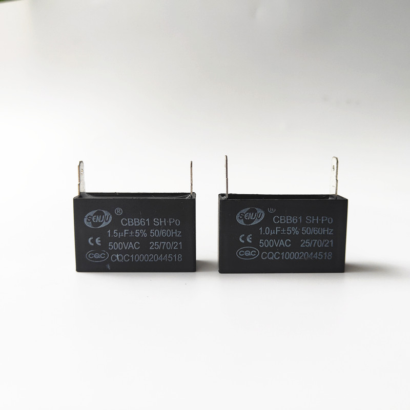 Original plant Strong row gas water heater ventilator start capacitor exhaust motor capacitor 1 1 5uF 450v 500v