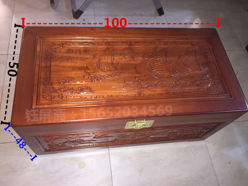 Trung Quốc cổ rắn đồ gỗ thư pháp và lưu trữ bức tranh thơm long não gỗ hộp đồng bằng mì hộp hộp từ hộp duy nhất - Cái hộp hộp gỗ