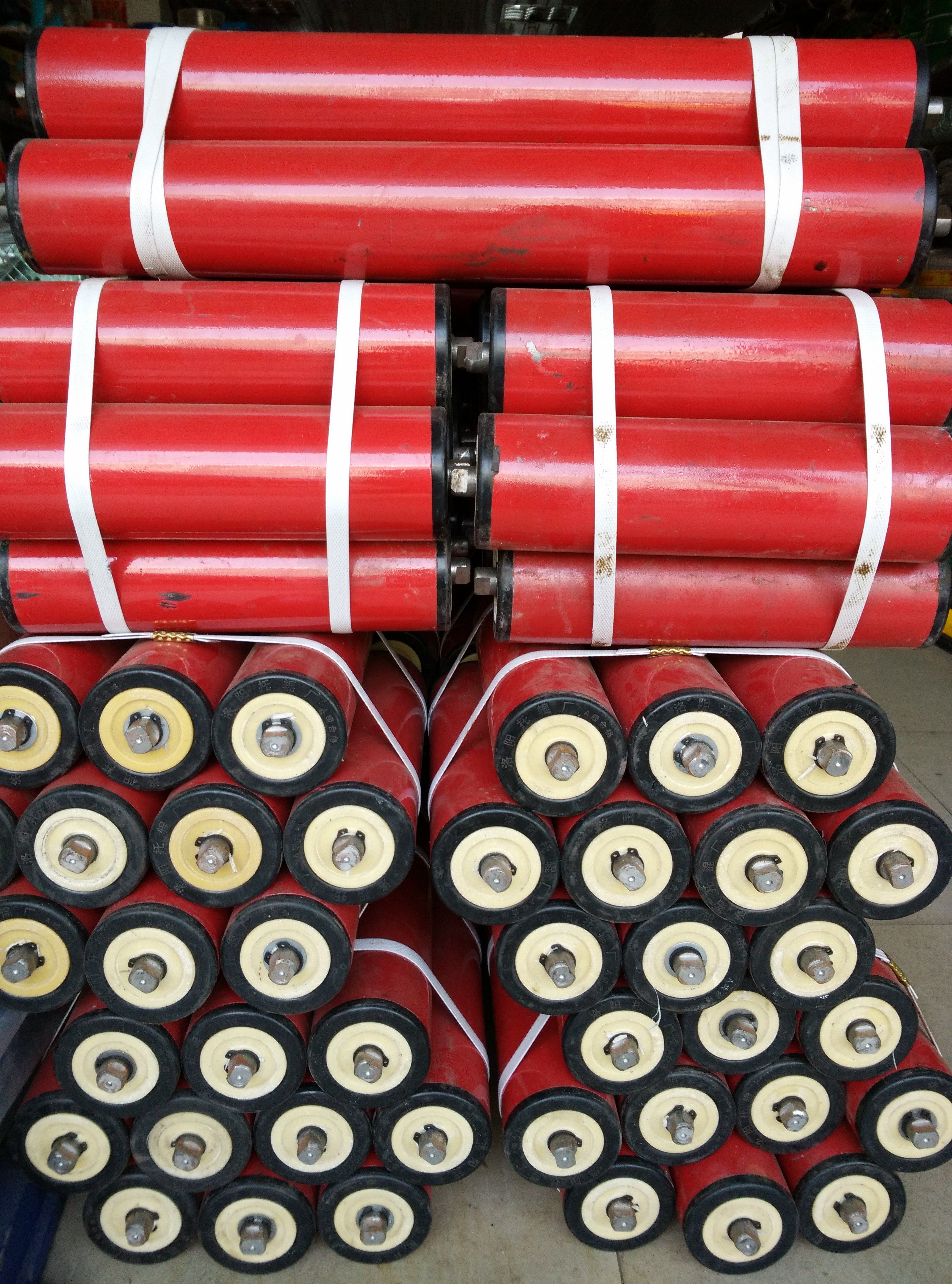 89*600 thickened roller Mining conveyor roller SANY Heavy Industry supporting roller Rubber roller Buffer roller