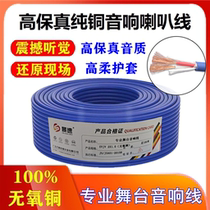 RVVH2 core oxygen-free copper audio cable sheathed cable stage engineering performance professional speaker pure copper audio cable