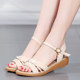 Extra-large mother size 44 pregnant women anti-slip flat sandals