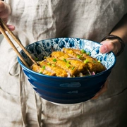 Nhật Bản sáng tạo lá phong lan ramen bát nước sen bát canh bát lớn bát sứ bát đĩa bát ăn liền bát mì