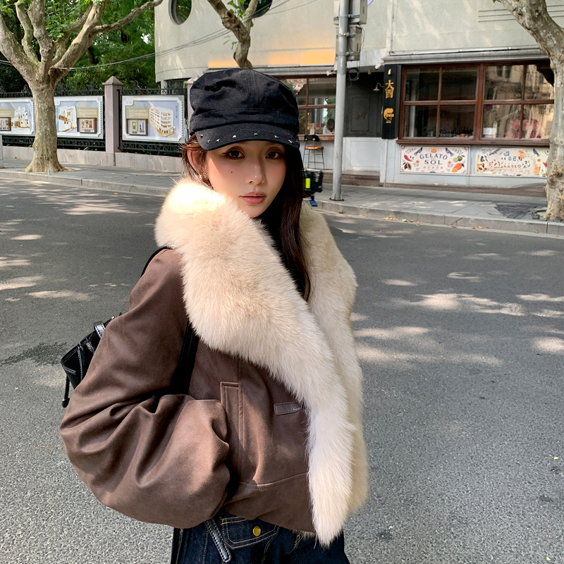 Cao Linlin 90% Goose down Petite Parka Coat Winter 2026 New Style Fox Fur Coat for Women Cao Linlin 90% Goose down Petite Parka Coat Winter 2026 New Style Fox Fur Coat for Women