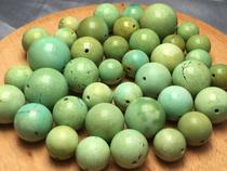 Yihuan Jewelry New Hot Sale Raw Ore High Porcelain Turquoise Rapeseed Yellow Round Pearl Multi-treasure Accessories Support Handmade