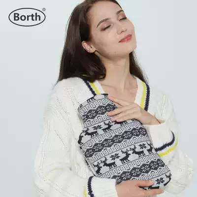 Borth water injection type female fawn large hot water bottle PVC irrigation heating water bag explosion-proof water filling hand treasure