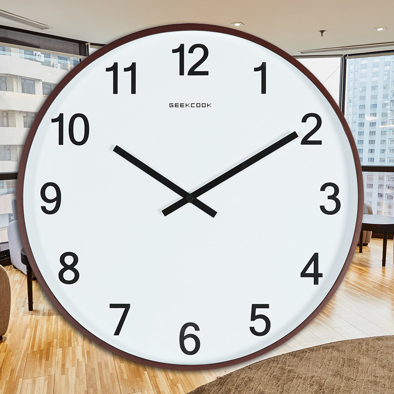 20-inch super-large silent large hanging bell modern minimalist 50cm Classroom hanging table Living room quartz Clock Table Office-Taobao