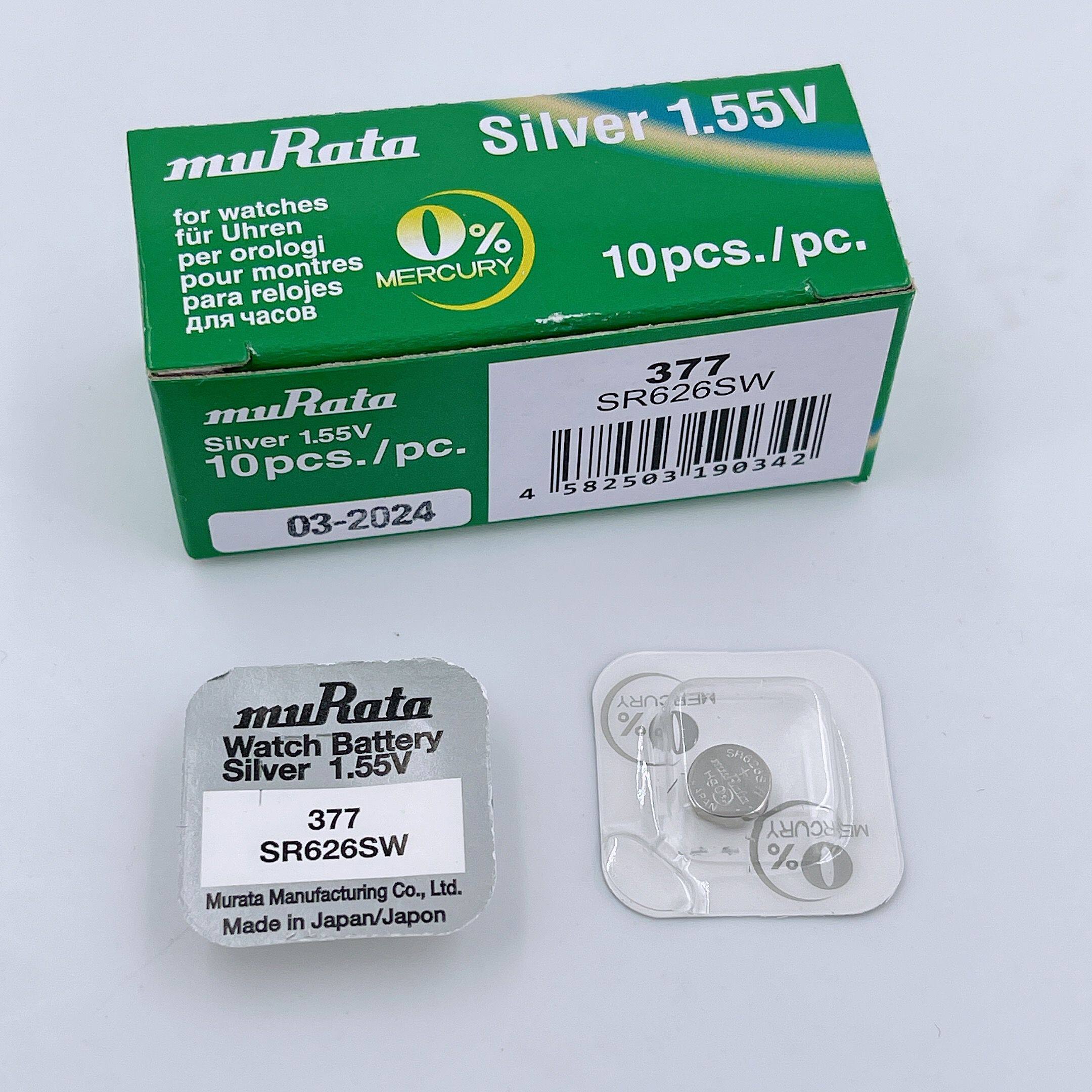 Originally installed single-loaded village SR626SW SR626SW AG4 LR626 377 quartz watch button BATTERY ELECTRONICS