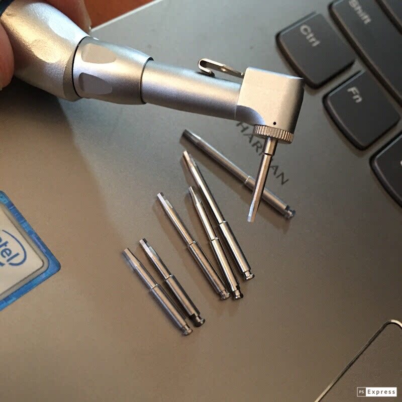 Planting tooth machine with screwdriver torsion wrench to repair the base table screwdrivers Dententeo Teen table bodybuilding 5 branches