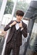 Bộ đồ vest nam sân khấu biểu diễn đẹp trai chủ quán cà phê kẻ sọc phòng thu thanh niên suit nam Suit phù hợp