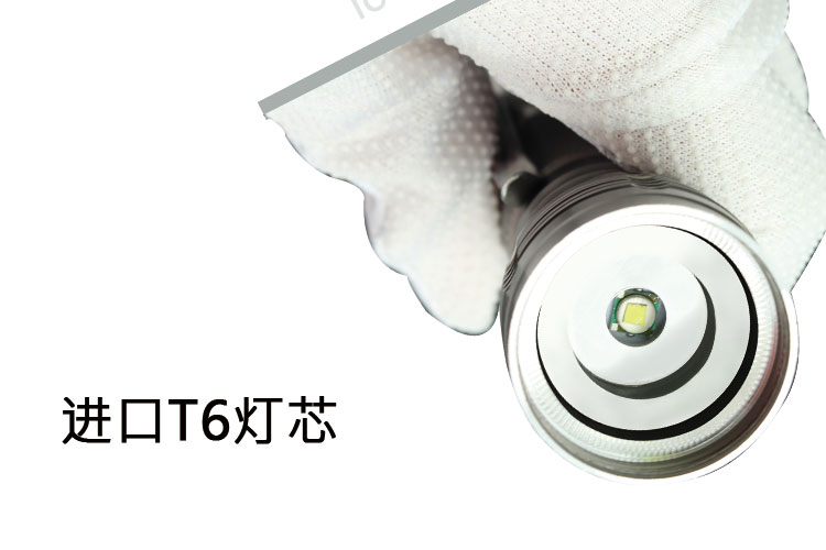 Đèn LED chói sáng T6 làm nổi bật tầm xa sạc nhà ngoài trời chiếu sáng mini tay không thấm nước đèn pin có nam châm
