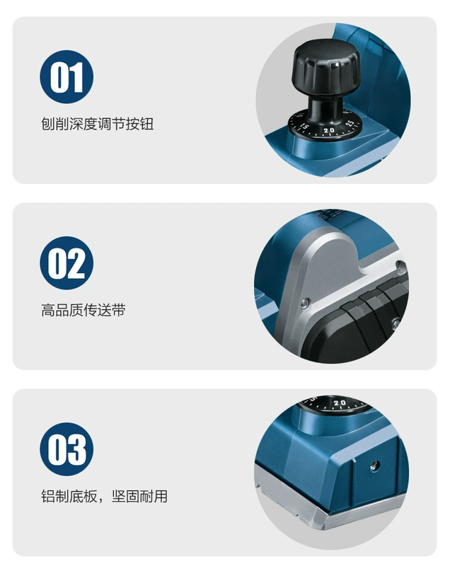 Máy bào gỗ đa năng chính hãng Bosch Máy bào điện Máy bào điện cầm tay Máy bào điện GHO10-82/GHO6500 máy bào gỗ makita máy bào gỗ công nghiệp