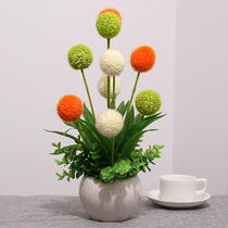 Single branch flower arrangement simulation fake flower hipster plastic decoration flower interior a fabric bouquet set