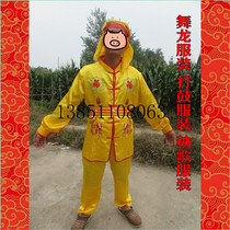 Gem dragon lion factory Dragon dance lion dance dragon lantern fire: high-grade sequin embroidered dragon dance dragon clothing Dragon clothing drum clothing