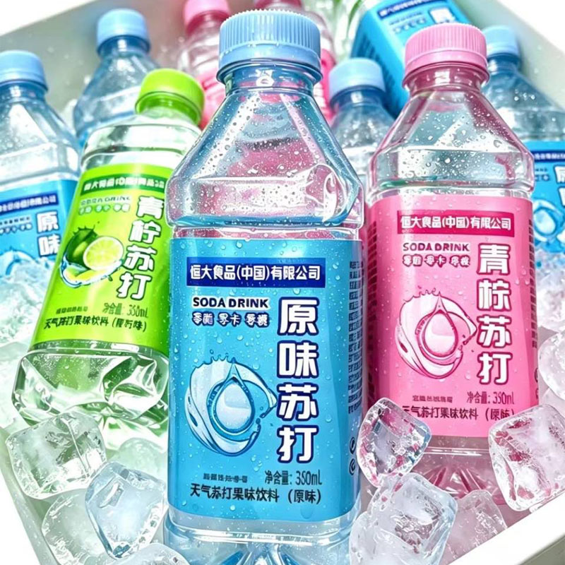 原味苏打水350ml/瓶无汽弱碱性饮用苏打水口感干净清爽居家常备