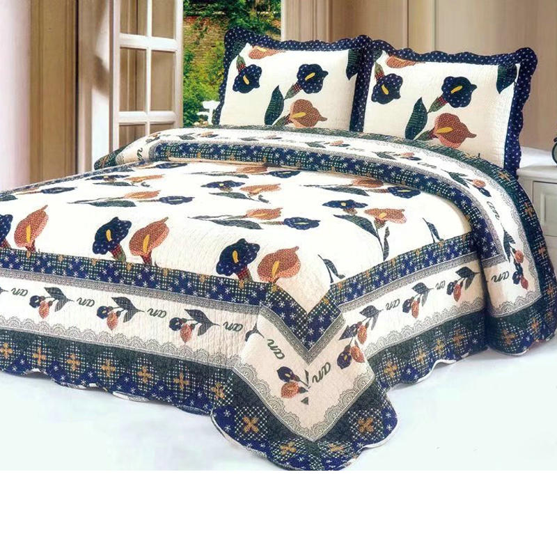 Foreign trade Korean style single piece pure cotton quilted quilted by double air conditioning by summer cool quilted by full cotton quilted bed cover Three sets of special price