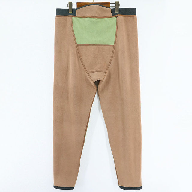 ກາງເກງຜູ້ຊາຍໄວກາງຄົນແລະຜູ້ສູງອາຍຸ plus-size velvet ກາງເກງອົບອຸ່ນຜູ້ຊາຍ plus-size ວ່າງຫນາ woolen pants ພໍ່ຂອງ knee pads ກາງເກງຝ້າຍແອວສູງ