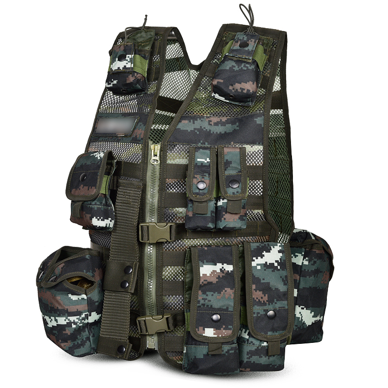 Outdoor Tactical Campaign 13 - style Tactical Vest Battle with General vest with a general vest carrying a network - eye tactical vest