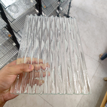 Hot-melt glass custom die-cast Czech three-dimensional art expanded investment mold electroplating engraving car-engraved tempered glass