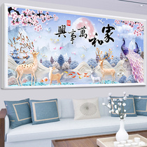 5d diamond painting 2021 new living room full of diamonds home and everything is happy cross stitch crystal brick dot paste peacock 2020