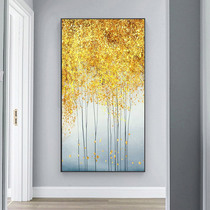 2021 new 5d Diamond painting living room full of diamond Golden Maple Leaf crystal cross stitch self-made masonry stickers