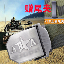Canvas belt tide student military training belt Mens canvas pants belt thickened lengthened belt send tail clip