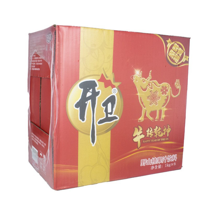 胜基开胃饮品开卫野山楂果汁饮料1000ml*6瓶整箱装 多省包邮-阿里巴巴