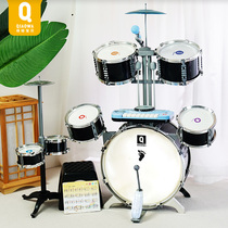 Childrens drum set toys 1-3-6-10 years old baby beginner large entry-level boy jazz drum gift