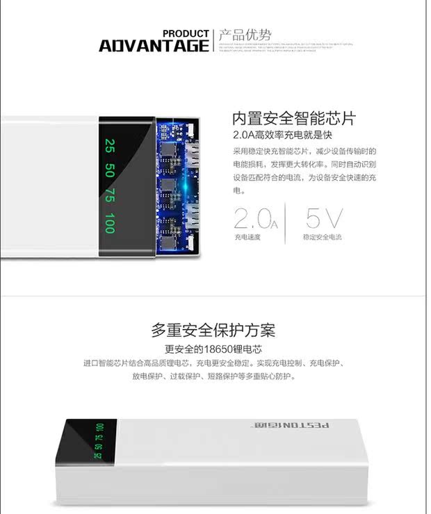 12 cặp gạo đen khối lượng Bai-cổng USB phụ trách kho báu tablet điện thoại di động phổ biến điện thoại di động 2A nhanh phí - Ngân hàng điện thoại di động pin sạc dự phòng 20000mah xiaomi gen 3 18w