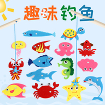 Kindergarten Science District Non-Weaving Fishing Toys Magnetic Development Childrens District Corner Childrens Intellectual Game