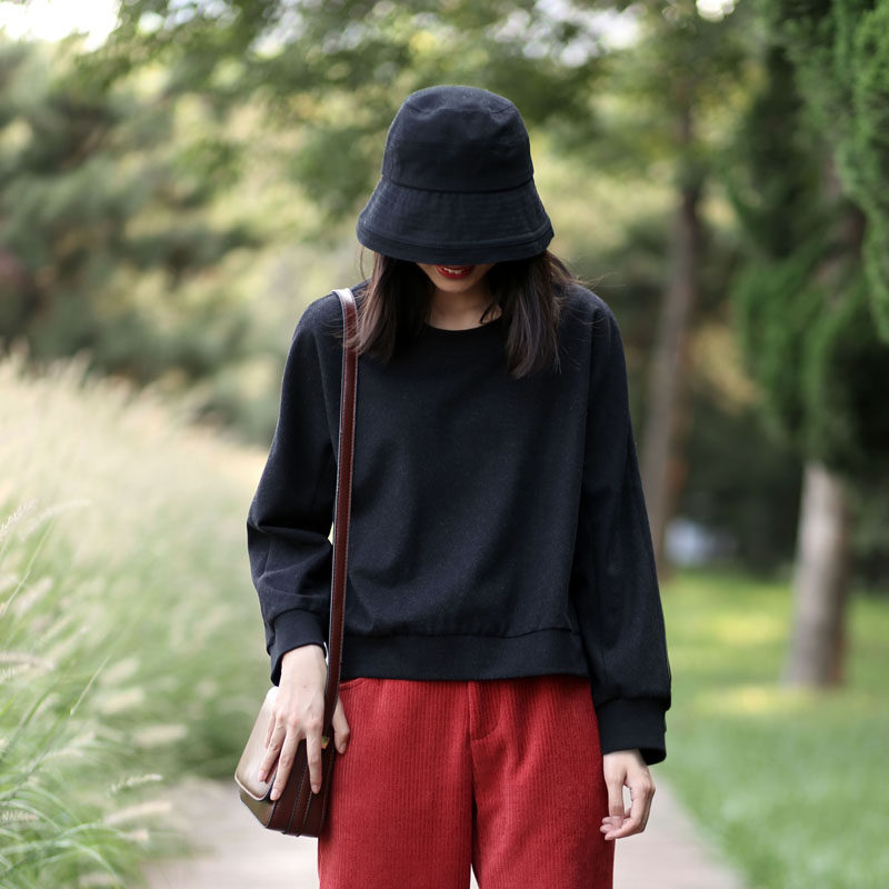 Women's spring 2020 casual bottom top, women's silhouette hoodie, early spring women's top