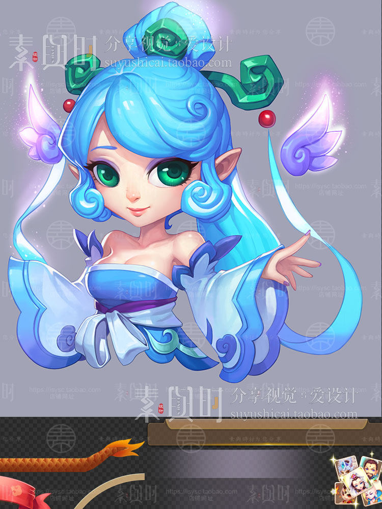 游戏美术资源梦幻西游UI界面图标技能场景角色美术资源素材参考