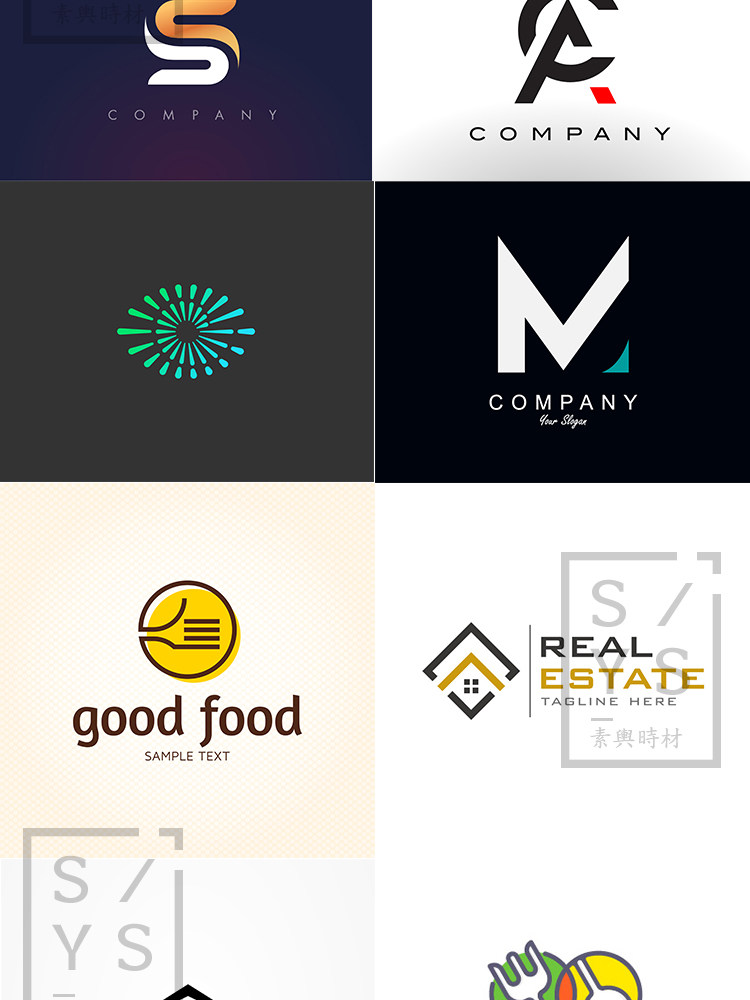 创意LOGO标志矢量素材标识企业形象公司平面设计模板EPS矢量999+