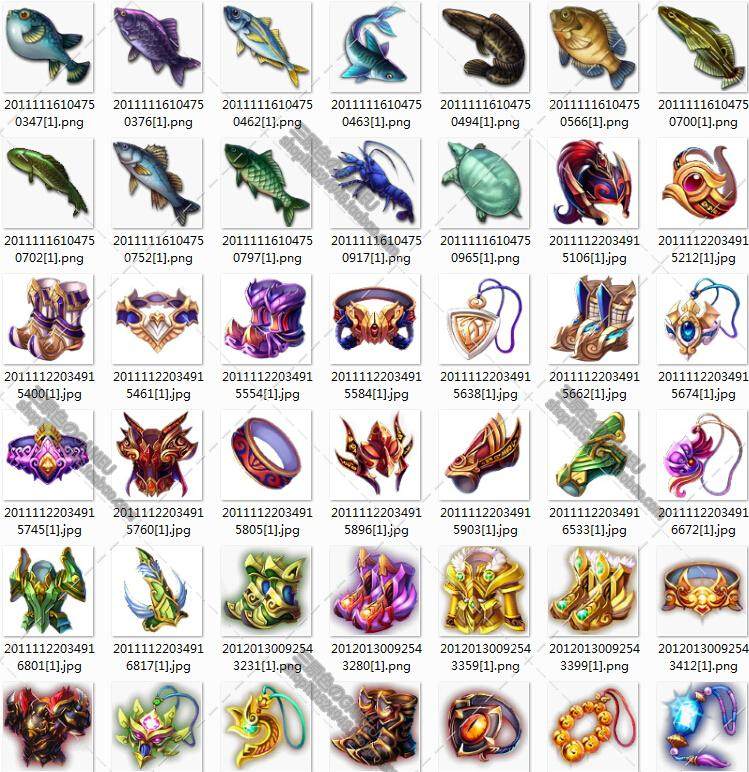 高清 古代Q版 素材元件 CG 设定 动漫 游戏 图集 原画 资料