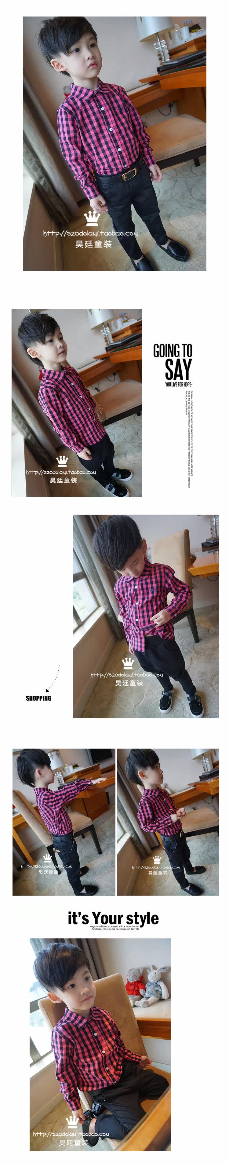 Chemise garcon à manche longue - Ref 2078008 Image 6