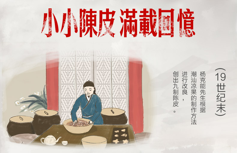 佳宝 九制陈皮干 健脾开胃化痰 500g/23小包 图3