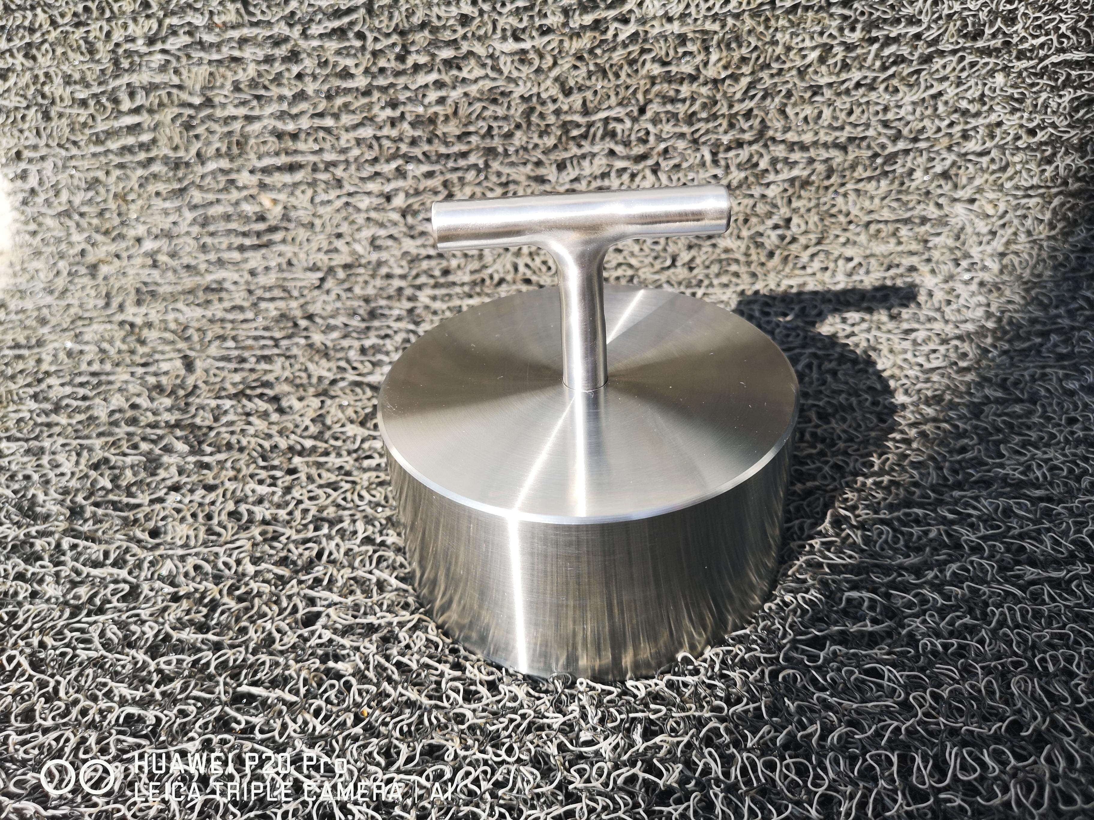 304 food grade stainless steel counterweight with handle pressure block fixed block cloth paperweight braised meat press wine lees device