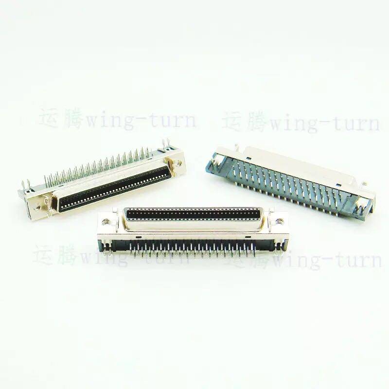 Meng Leitsut MCR68FL-90 scsi plug bending needle small black clip PCB mother head 68 core CN type bending foot small black clip