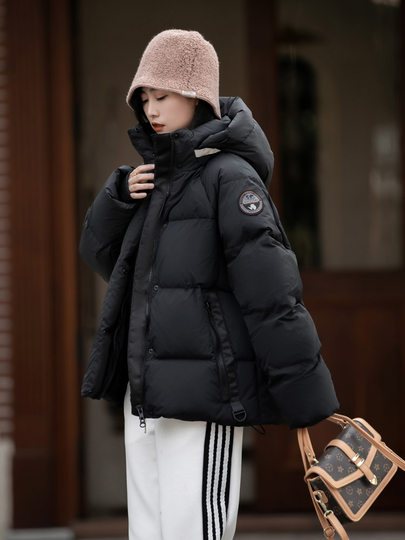 2025 New Winter Short down Jacket for Women, Loose Puff Style, Thickened for Extreme Cold, Petite Size, Puffer Jacket