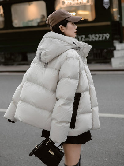 2025 New Winter Short down Jacket for Women, Loose Puff Style, Thickened for Extreme Cold, Petite Size, Puffer Jacket