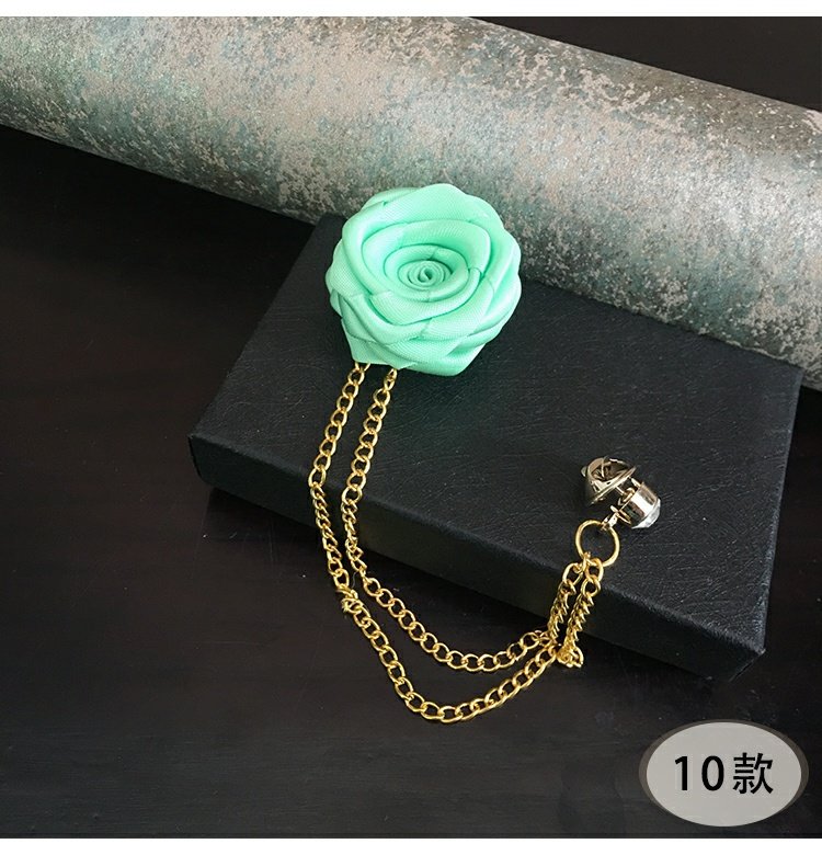 Ban đầu tua cổ kim hoa hồng hoang trâm tốt nhất người đàn ông nam đám cưới chú rể đám cưới người đàn ông trâm cài - Trâm cài phụ kiện cài áo
