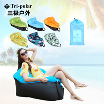 Outdoor lazy inflatable sofa Net red inflatable bed Park air bed mattress air bed mattress air bed lunch break lazy bed sheet man