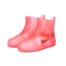 Travel anti-snow foot water shoes for men and women rain-proof non-slip thickened rain boots waterproof rainy days mid-tube womens shoe covers