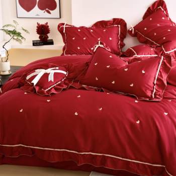 Love modern minimalist bedroom nordic retro decoration painting