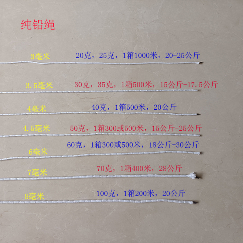 Pure Lead Rope 100g Fishing Net Lead Wire Curtain Weighted Pure Lead Rope Rust-Free Good Quality Lead Wire Ready-Made Scissors